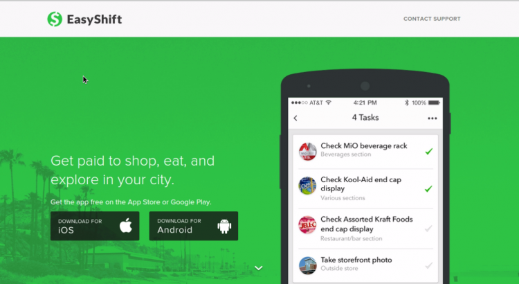 Make Money With EasyShift App