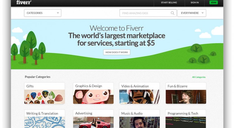 Fiverr Screenshot